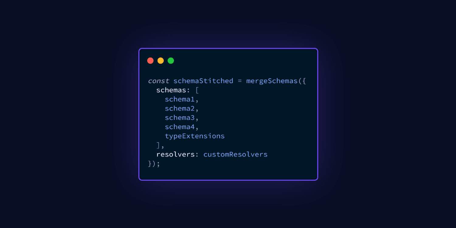 Cover Image for GraphQL Schema Stitching